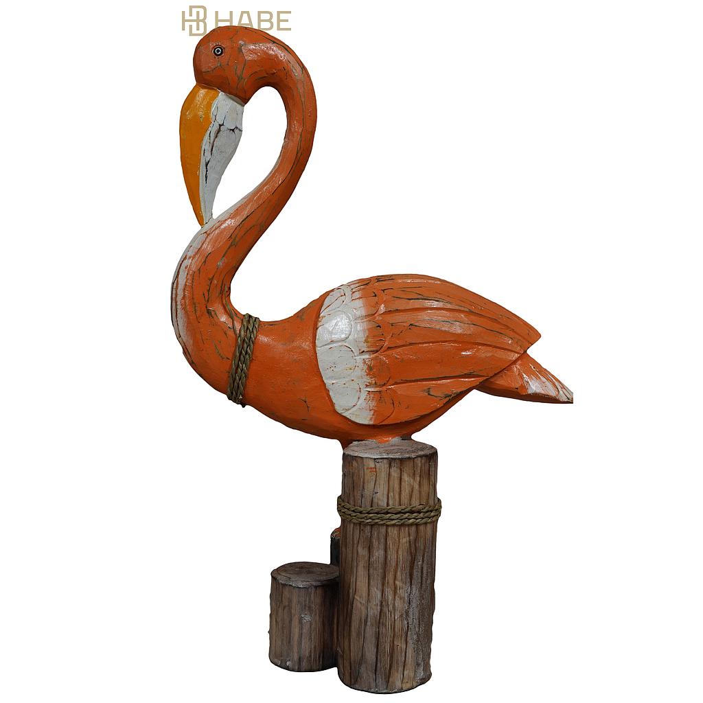 Flamingo Stand 40x17x92 cm Orange Mix